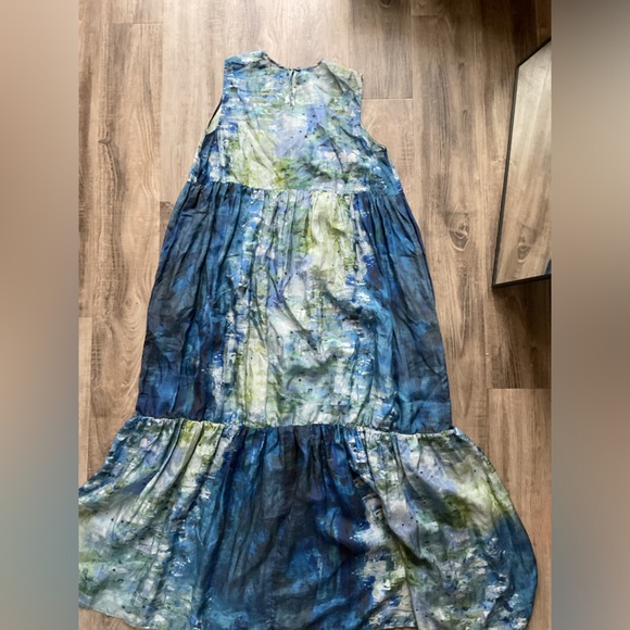 Johnny Was Gimova Shirred Maxi Dress size Small - Picture 7 of 8